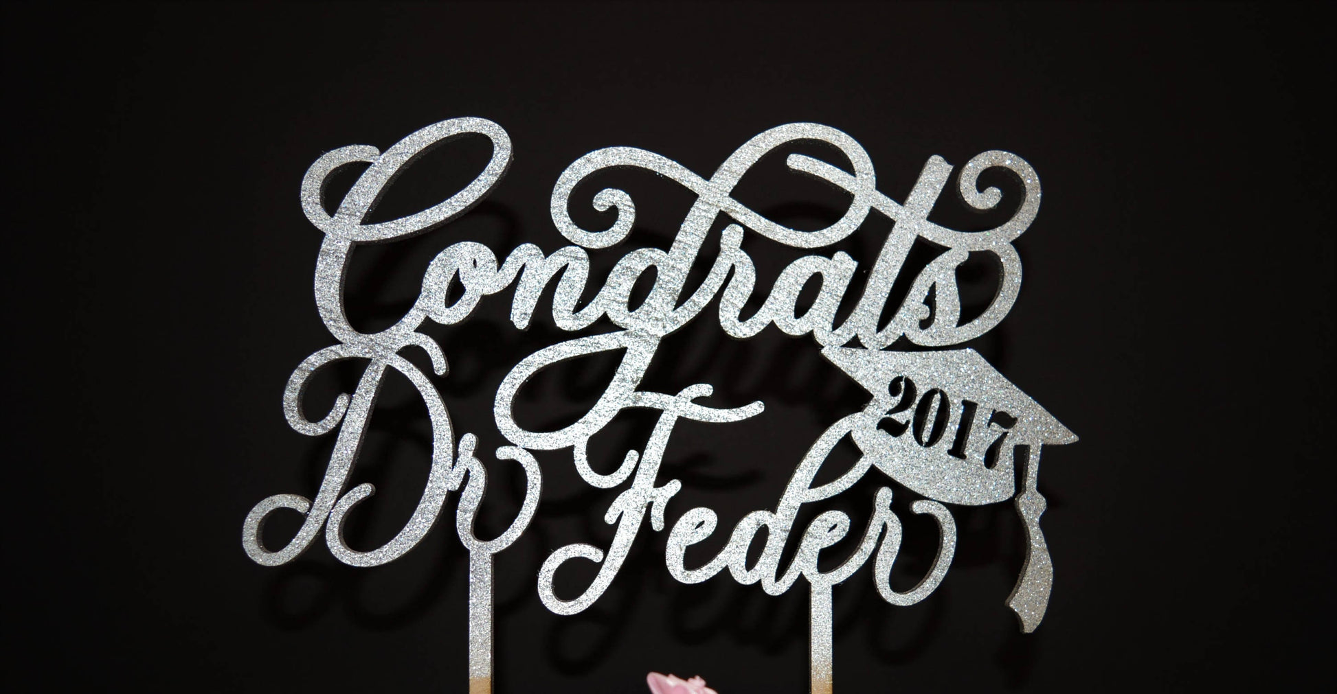 Graduation Cake Topper. Personalized Grad Cake Topper WOOD Topper. Class of 2022 Cake topper. Congrats Grad Graduation Party Decor - Sturdy
