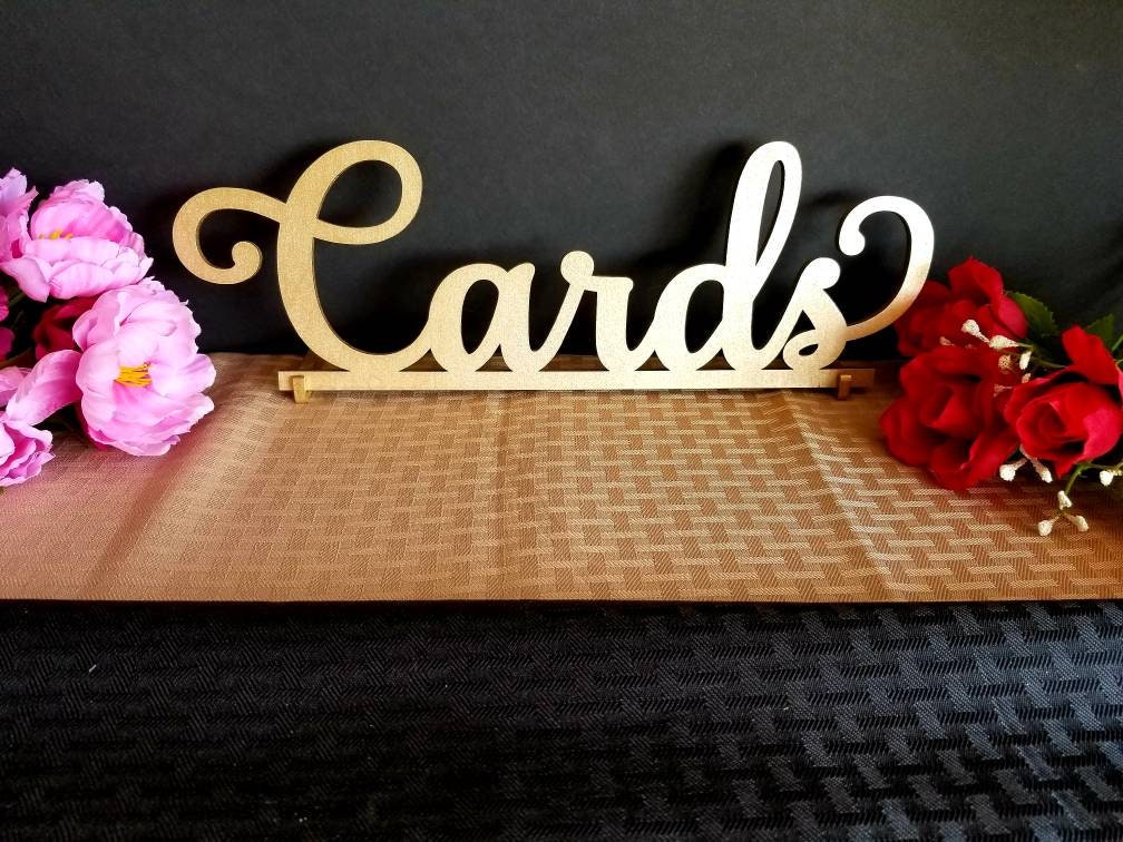 CARDS sign. Cards wood sign. Wood Cards Sign. Card Sign. Card table sign. Wedding signs. Cards Table Sign Graduation sign Wood card sign