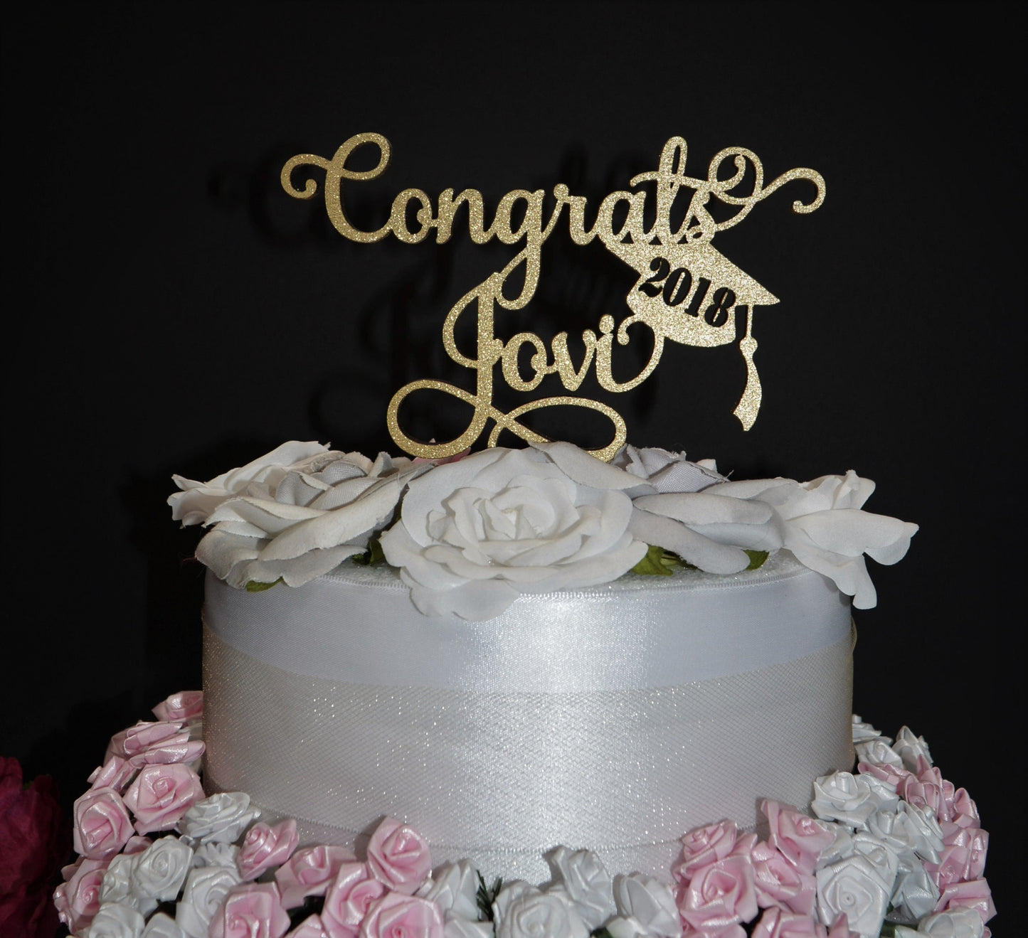 Custom Graduation Cake Topper. Grad Cake Topper. WOOD Topper. Class of 2022 Cake topper. Congrats Grad Cake topper Personalized Party Decor