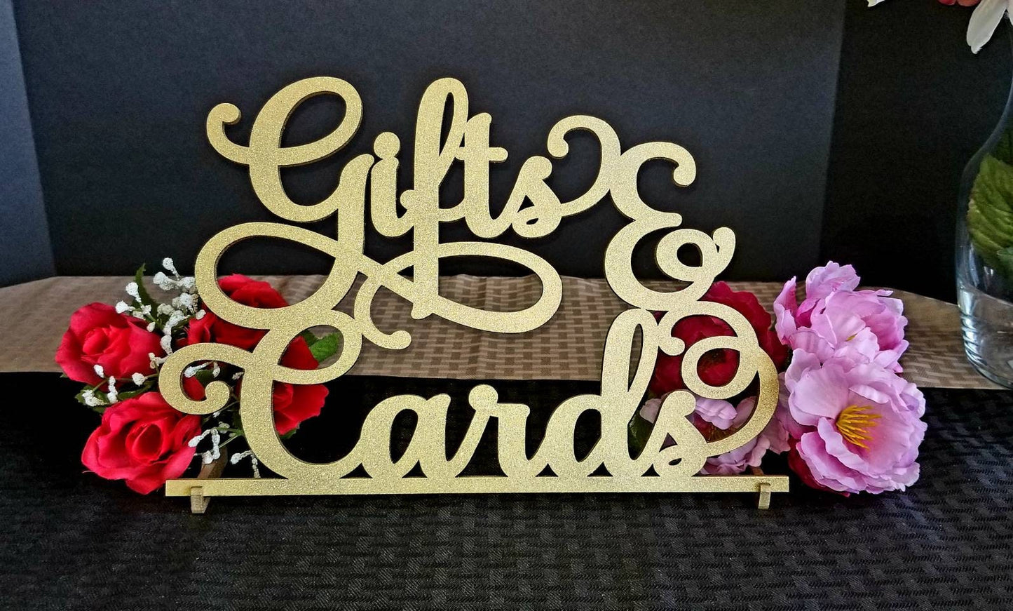 Gifts & cards sign. Script Gifts and cards sign. Gift Sign. Card Sign. Gift table sign. Wedding signs. Wood Gift and card sign, Grad Sign