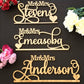 Mr & Mrs Sign - Custom Wedding Name sign - Script Mr and Mrs Surname - Personalized Last Name Sign - Sweetheart table Sign - Custom Deocr