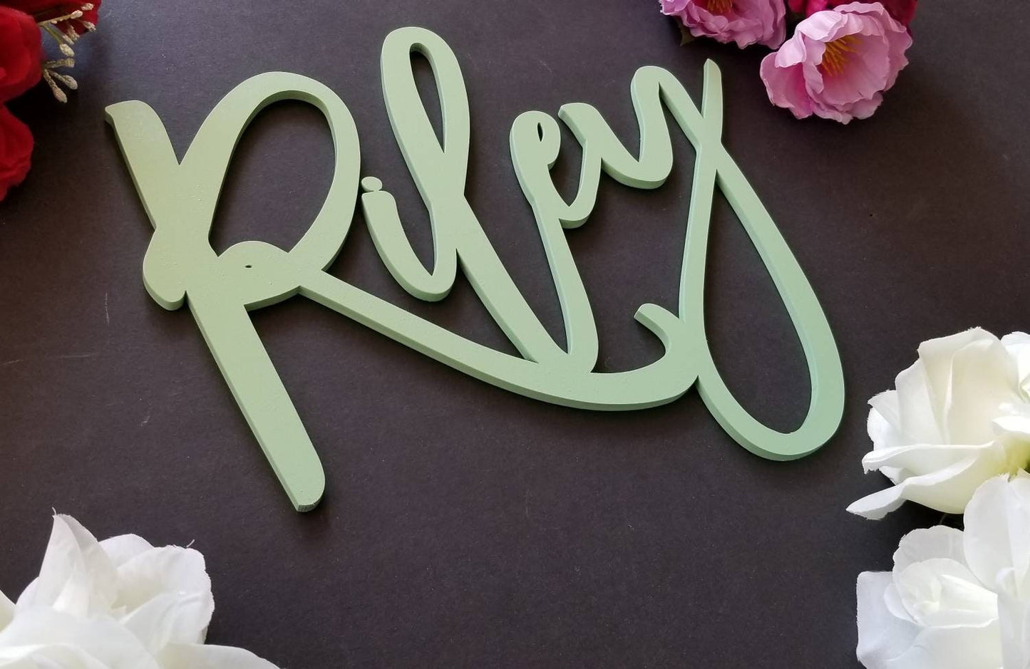 Custom Wooden Nursery Name Sign Baby Decor, Personalized Boy or Girl kids rooms, Crib Sign, Wood Family Last name or Word sign Shower Gift
