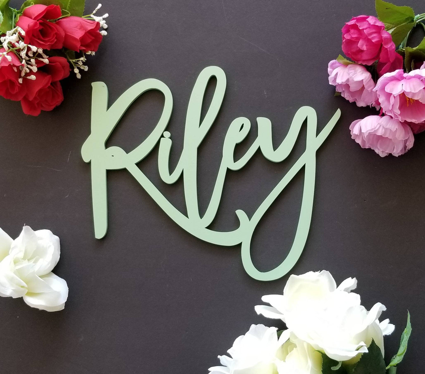 Personalized Name Sign. Custom Wood Name Nursery Sign. Wooden Name Sign. Childrens Name sign. Nursery Decor, baby shower gift, script font