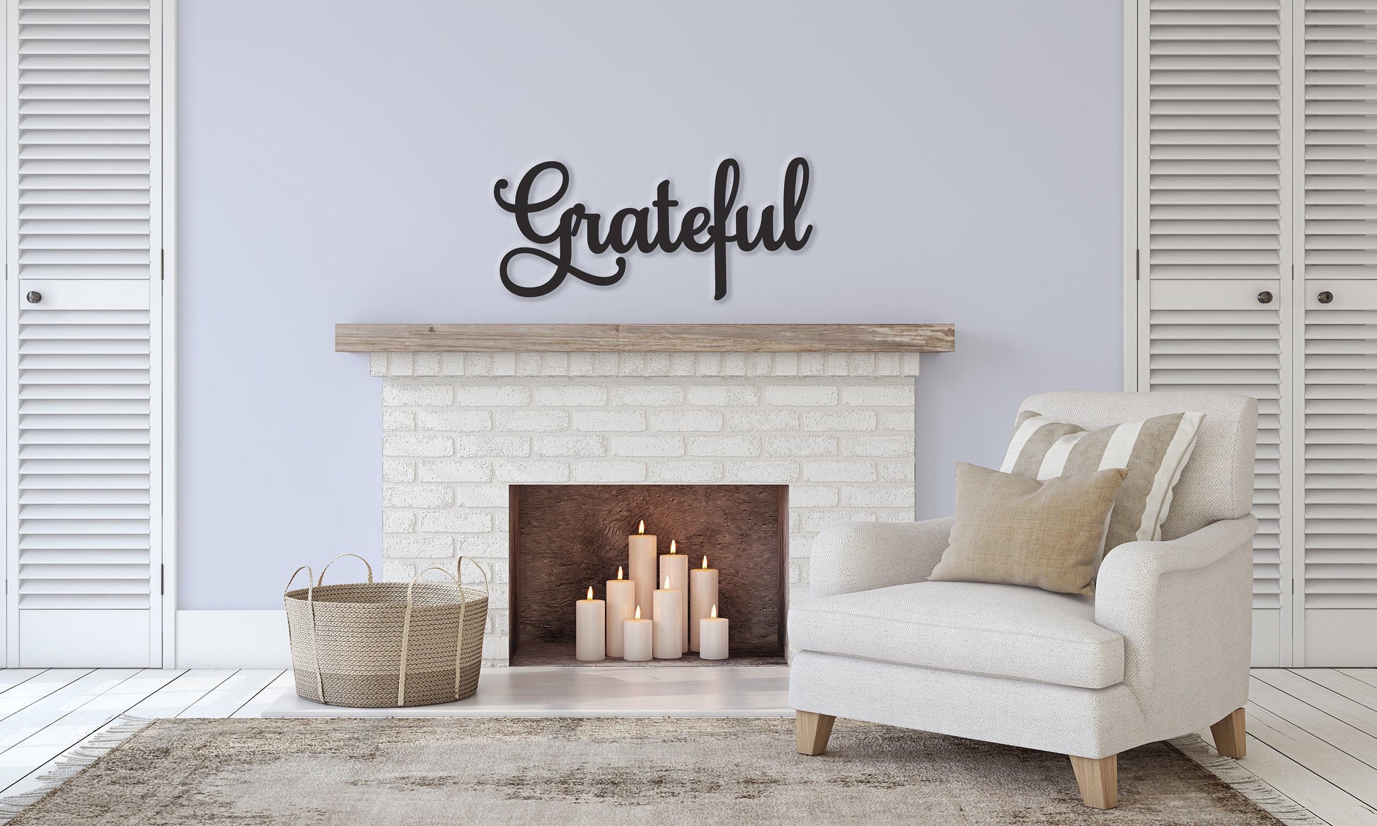 Grateful sign, Grateful Wood Sign, Grateful Wall Decor, Thanksgiving Decor, Grateful Word Sign, Wood Grateful Sign, Living room decor