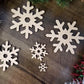 Snowflake Wood Shape, Wood Snowflake Shape, Snowflake Blank, Snowflake wood blank, Snowflake wood blank, DIY Christmas Wood Blanks