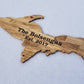 Upper Michigan Wood Sign / Upper Peninsula of Michigan / Upper Michigan Wood Cutout. Upper Peninsula State Shape.  32x16 or 24x12. Yooper UP