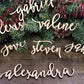 Wood Name Signs, Kids. Childrens Wooden Name Signs. SMALL name sign. Names For Christmas Stockings. Small Wooden Word signs for xmas Tree