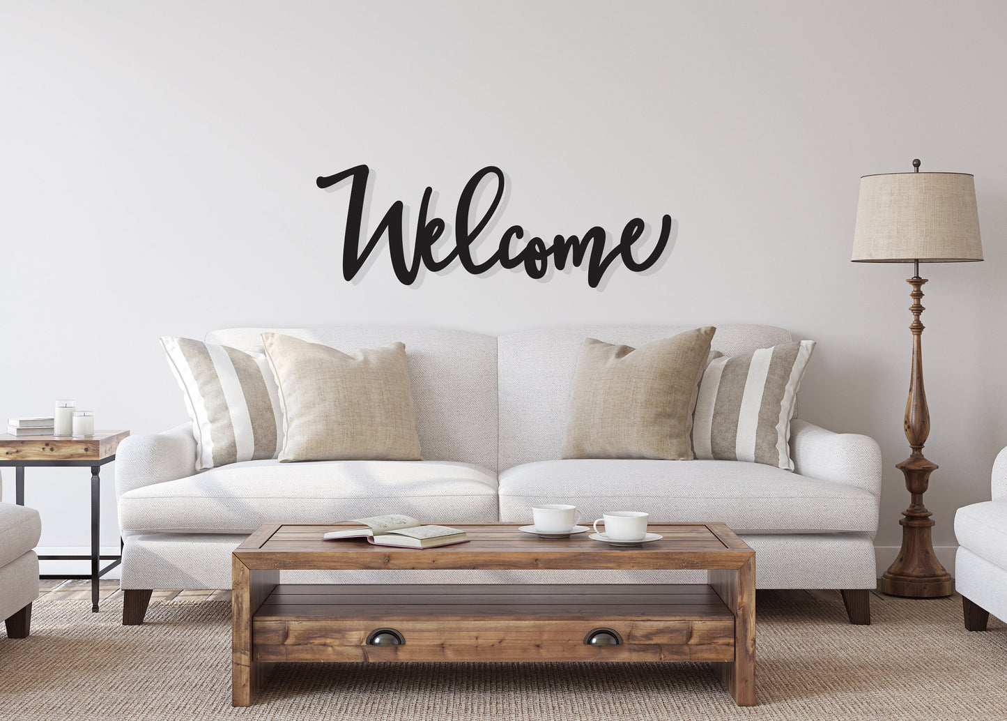 Welcome sign, Welcome Wood Sign, Welcome Wall Decor, Thanksgiving Decor, Welcome Word Sign, Wood Cut Out Welcome Sign, Entry room decor