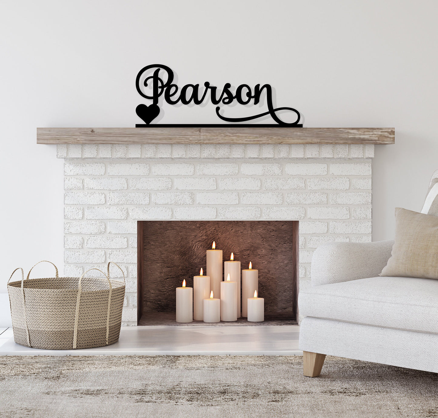 Custom Last Name Sign, Family Name Table sign, Standing Wedding Sweetheart table Sign, Wood Name Cutout for Mantel Decor, Bridal Shower Gift