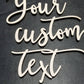 Custom Wood Word, Custom Word Sign, Personalized Wooden Word, Wall Home  Decor, Large Cursive Wood Word for wall, DIY Name Sign Farmhouse
