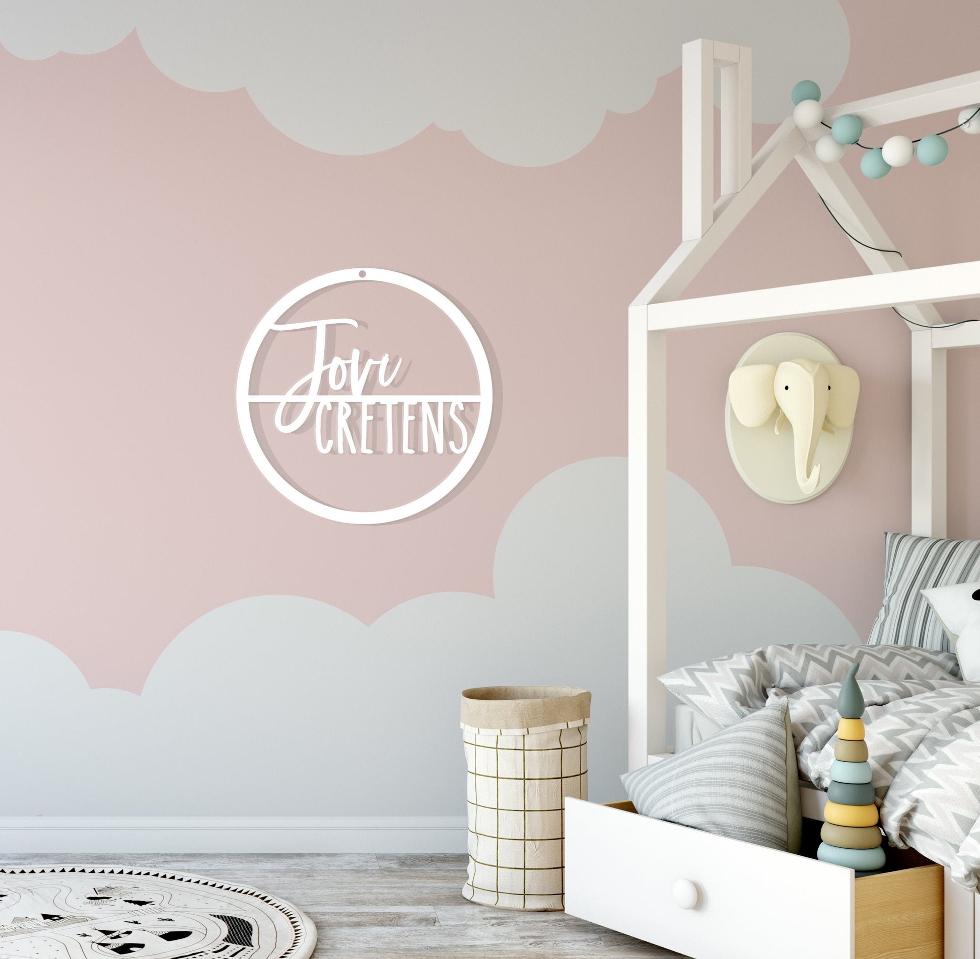 Personalized Nursery Name sign, Custom with first middle Baby Shower gift, Customized Home Decor or Gift