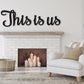 This is us sign, This is us wall decor, This us wall hanging, This is us wood sign, Family room decor, Thanksgiving Decor, Dining room decor