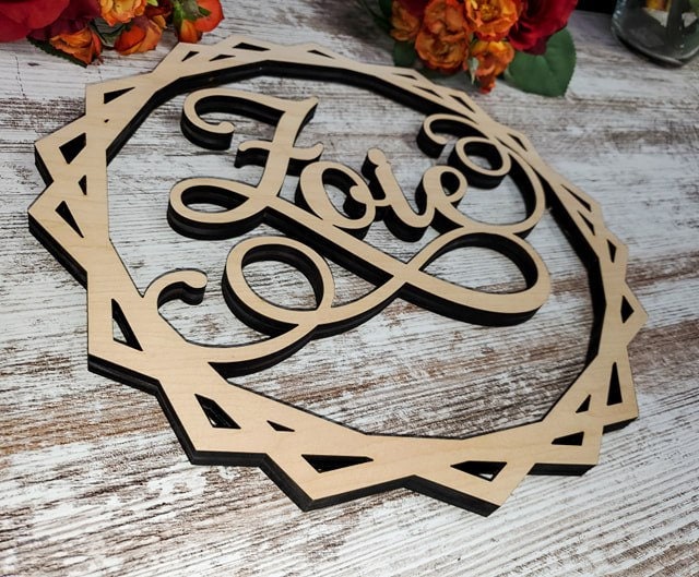 Custom Name Sign, Personalized Hexagon Name Sign. Script Wood Round Name Sign Wooden Name sign nursery decor kids name sign babyshower gift