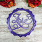 Custom Name Sign, Personalized Hexagon Name Sign. Script Wood Round Name Sign Wooden Name sign nursery decor kids name sign babyshower gift