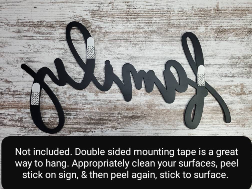  4 Inches (W) Personalized Custom Name Tape with Hook