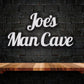 Custom Man Cave Sign. Personalized Man Cave Sign. Wood Word Cutouts. Gifts for him, Husband Gift, Home Decor, Man Cave Decorations, Dad gift