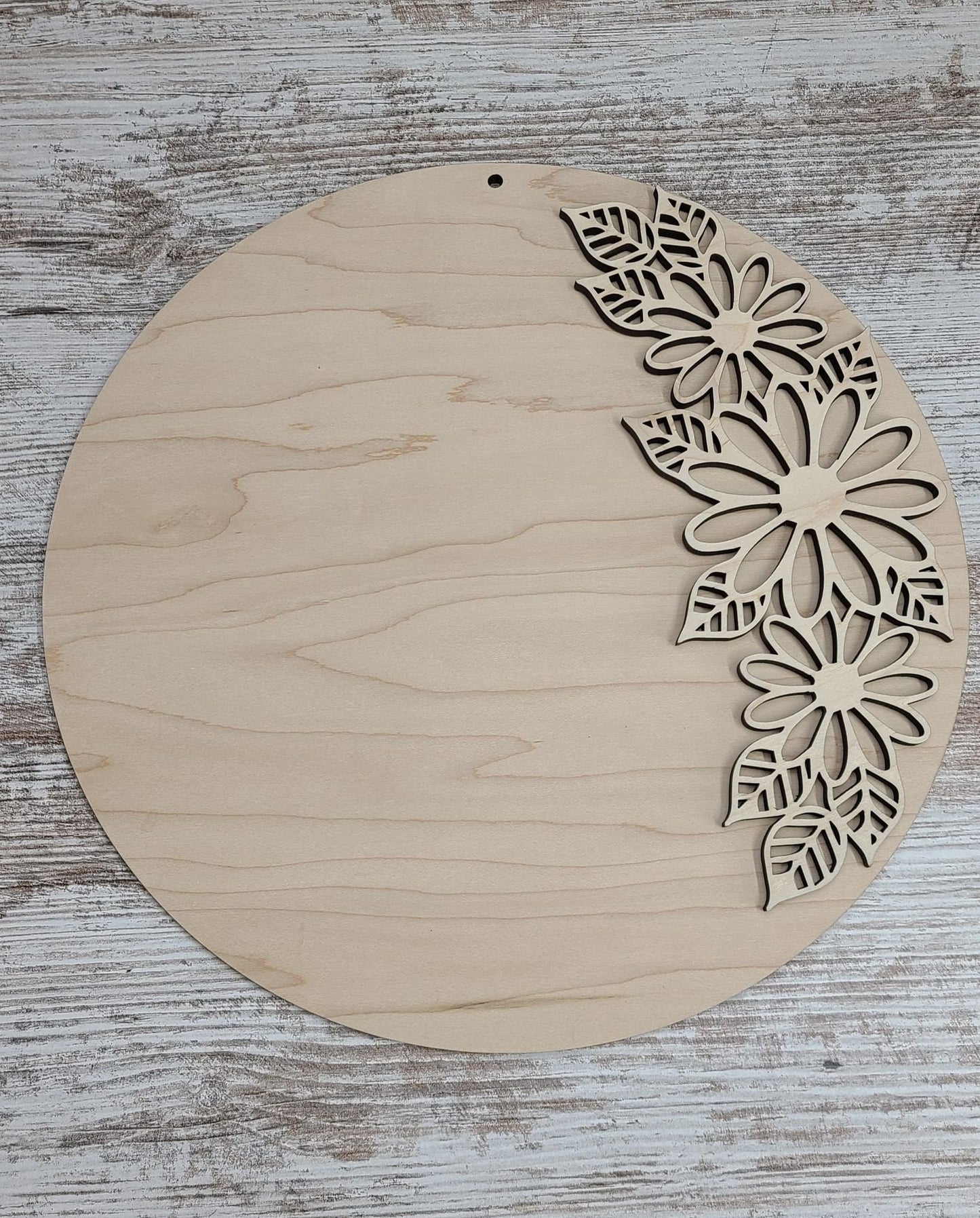 Wood Floral Cut out, Flower shapes, Wooden floral pattern for wood signs, wood flowery cutout, wood blanks shapes for crafts, unfinished DIY