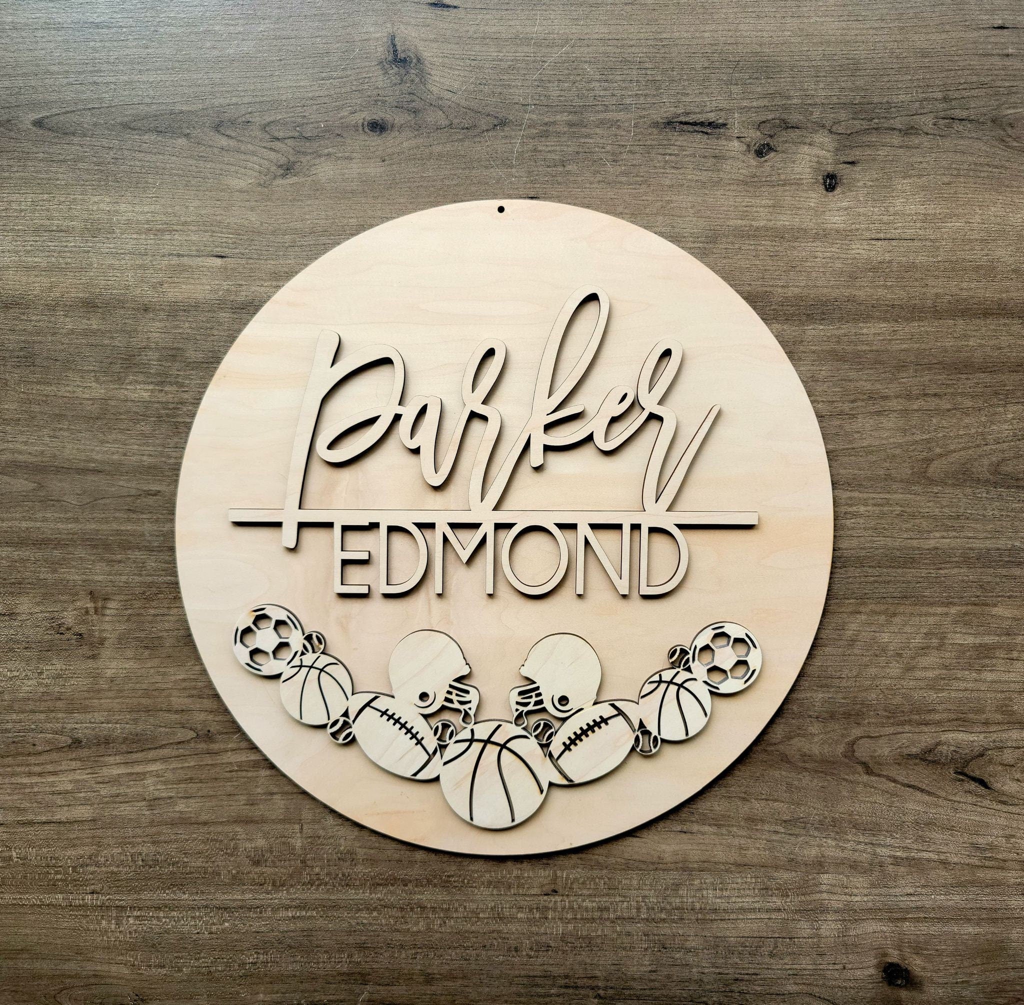 Round Custom Name Sign store