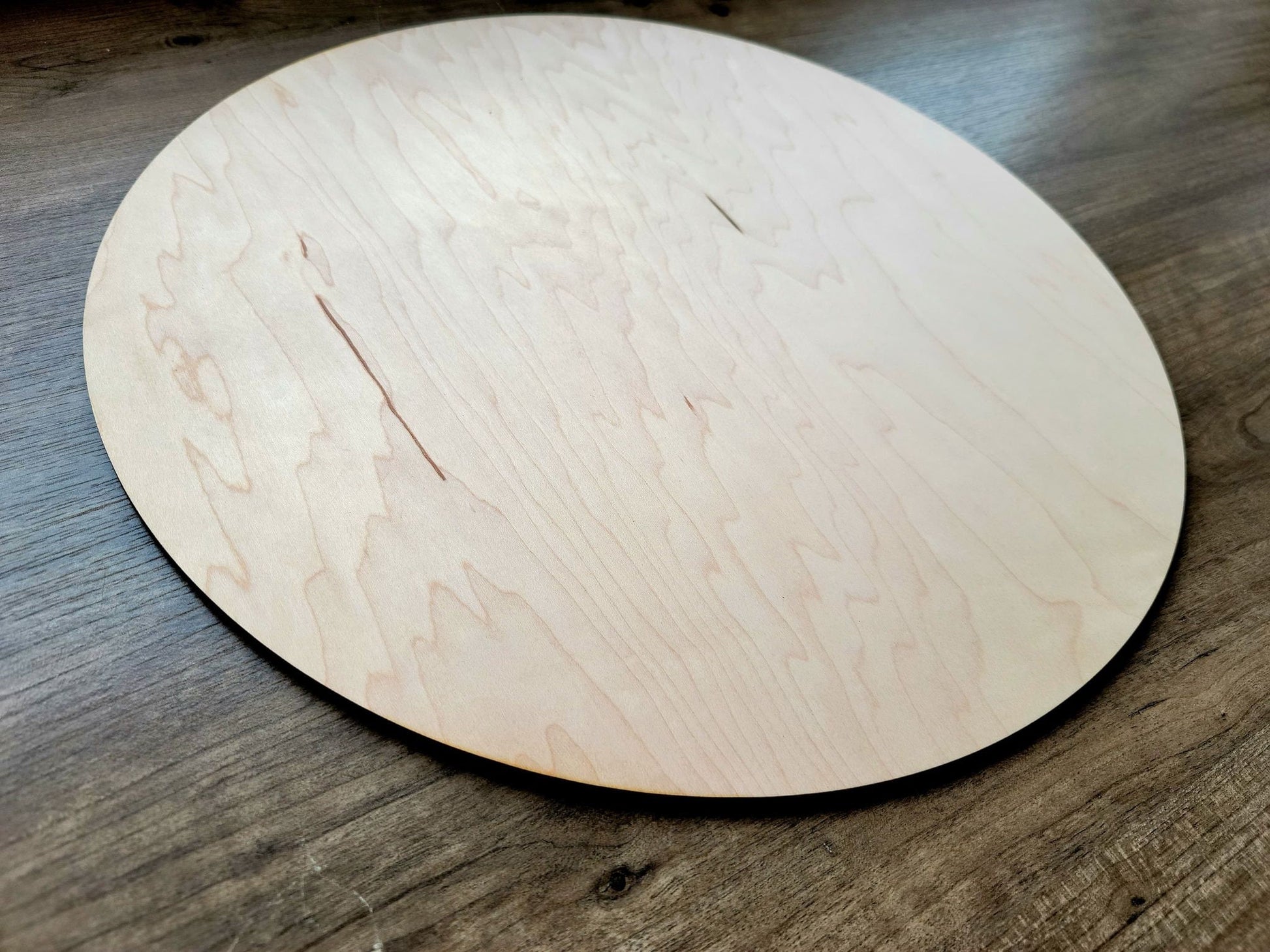 CIRCLE wood sign blank for engraving, painting, wood burning, Ready to Finish, DIY sign making, crafting, unfinished sign backers 1/4" thick