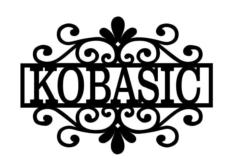Custom Name Sign, Family Name Sign, Decorative door hanger sign, wall or foyer sign, Personalized Scroll Name Sign, Personalized Home Decor