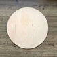 CIRCLE wood sign blank for engraving, painting, wood burning, Ready to Finish, DIY sign making, crafting, unfinished sign backers 1/4" thick