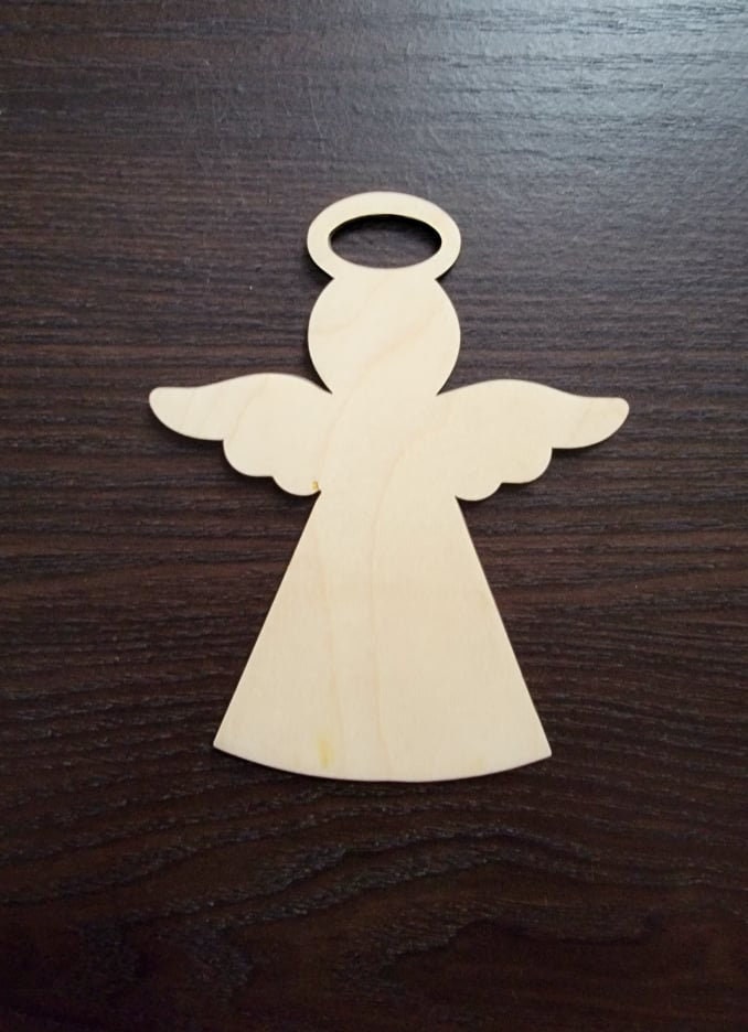 Christmas Angel Wood Shape, Wood Angel Shape, Unfinished, DIY Wood Blank, Christmas wood blank, Wood Crafts, Holiday Ornaments Shapes