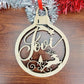 Personalized Christmas Ornament, Custom Xmas Bulb with Name, Star, Reindeer, Custom Childrens Name Ornament, Wooden Christmas Ornament decor