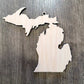 Michigan Ornaments, Bulk wood Blanks, Unfinished, tate Shaped Wood Ornament, DIY, Christmas ornaments, Blanks for Crafts, sign making