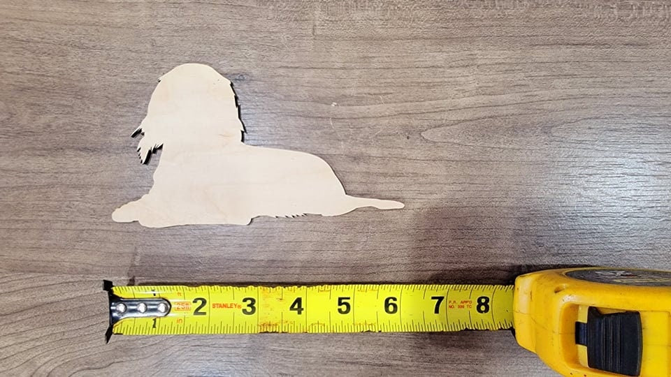 Dachshund Wood Shape, Wooden Dachshund Blank, Unfinished Dachshund wood blank, Dog, Pet, Arts Crafts DIY Projects, 1/4 inch thick Weiner dog