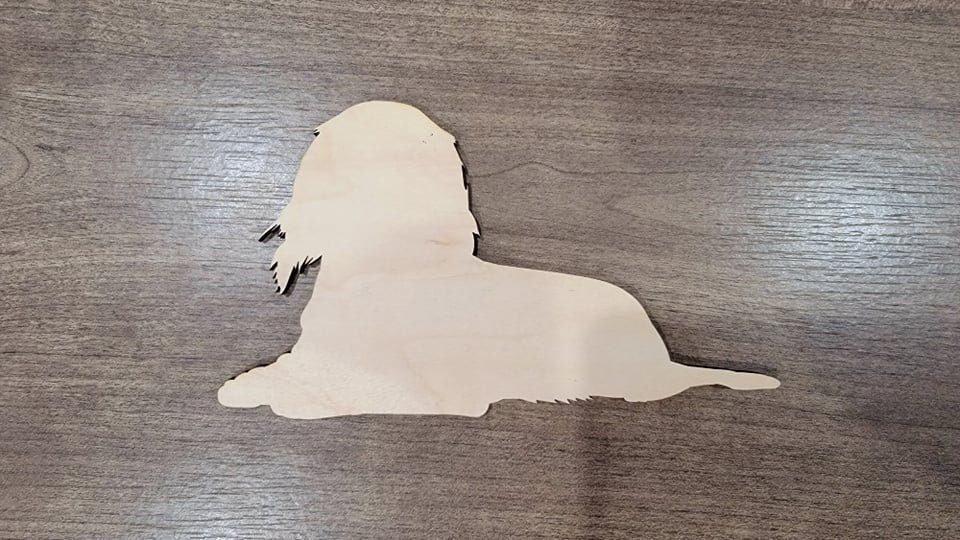 Dachshund Wood Shape, Wooden Dachshund Blank, Unfinished Dachshund wood blank, Dog, Pet, Arts Crafts DIY Projects, 1/4 inch thick Weiner dog