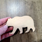 Bear Wood Shape, Wooden Bear  Shape Blank, Unfinished Bear Cut out, Shapes for Crafts DIY Wood Blank, Sign Making, Childrens Signs, Custom