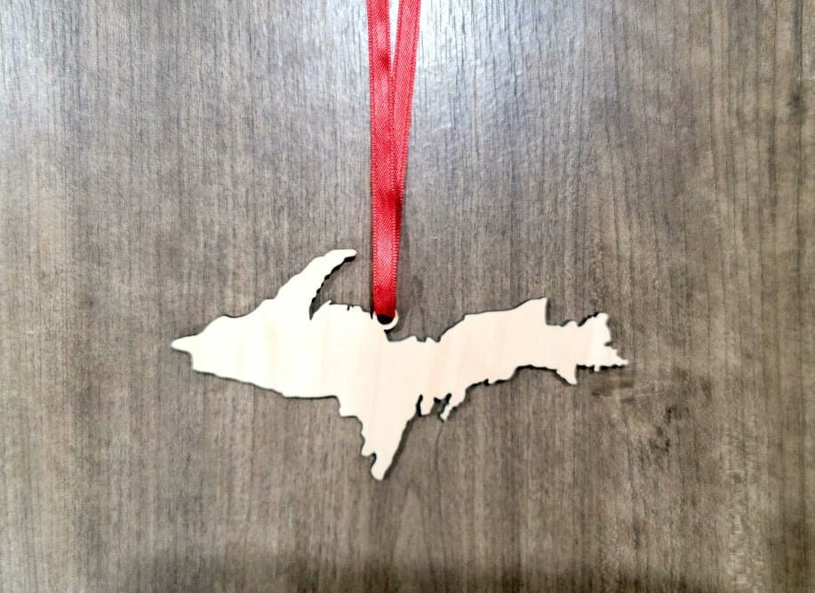 Michigan Ornaments, Bulk wood cut out Blanks, Unfinished, state Shaped –  Kobasic Creations