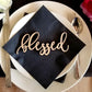 Blessed Wooden Word, Small Wood Blessed Sign, Blessed Place Cards, Bulk / Whole Options available - Favors, thank yous, affirmation word