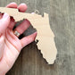 Florida Ornaments, Bulk wood Blanks, Unfinished, state Shaped Wood Ornament, DIY, Christmas ornaments, Blanks for Crafts, sign making