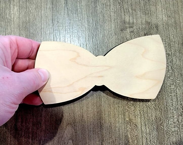 Bow Wood Shape, Wooden Bow Shape Blank, Unfinished Bow, Shapes for Crafts DIY Wood Blank, Sign Making, Childrens Signs, Custom, Personalized