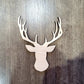 Deer Wood Shape, Wooden Deer Head Shape Blank, Buck, Unfinished Deer Cut out, Shapes for Crafts DIY Wood Blank, Sign Making, Childrens Signs
