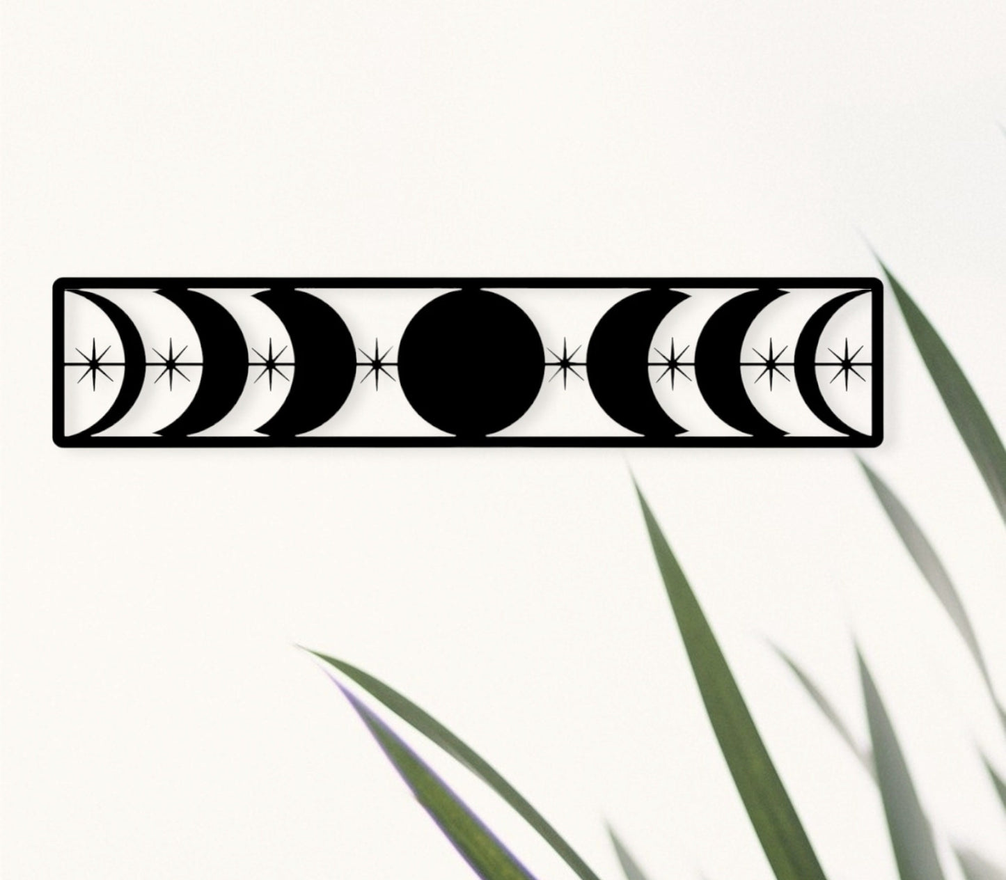 Moon Phase Sign, Wooden Moons, Wood Bojo Decor, Wall hanging, Wall art, Crescent moon art, Natural Home Decor, Celestial, Bohemian, Stars