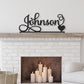 Custom Last Name Sign, Family Name Table sign, Standing Wedding Sweetheart table Sign, Wood Name Cutout for Mantel Decor, Bridal Shower Gift
