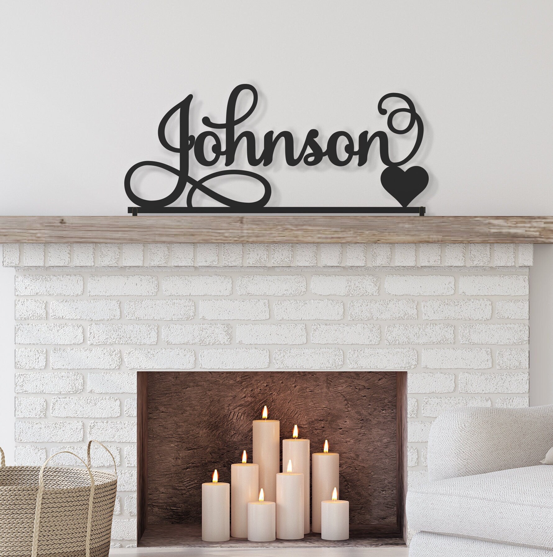 Custom Last Name Sign, Family Name Table sign, Standing Wedding Sweetheart table Sign, Wood Name Cutout for Mantel Decor, Bridal Shower Gift