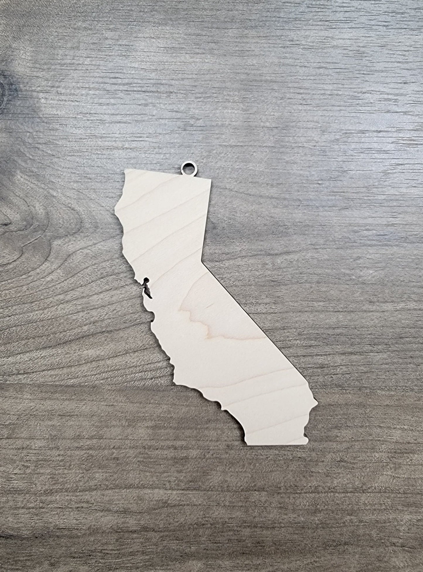 California Ornament, CA State Shape Bulk wood Blank, Unfinished, Wood Ornament, DIY, Christmas ornaments, Blanks for Crafts, sign making