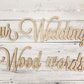 Custom Wedding Name Sign Decor, Personalized Wooden Word Backdrop Sign, Family Wood Name Sign, Customized Event Decorations, Name Cut Out
