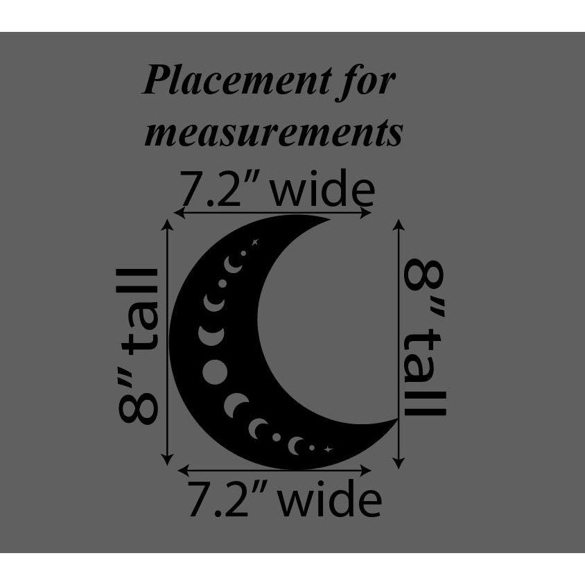 Crescent Moon Phase Wood Shape Sign, Wooden Moon Shape Blank, Unfinished Cut out, Crafts DIY for Sign Making, Boho Decor theme Natural 002