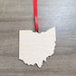 Ohio Ornament, Ohio State Shape Bulk wood Blank, Unfinished, Wood Ornament, DIY, Christmas ornaments, Blanks for Crafts, sign making