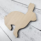 Bunny, Easter Wood Shape, Wooden Rabbit Blank, Unfinished Cut out, Shapes for Crafts DIY Wood Blank, Spring Sign Making, Easter Sign making