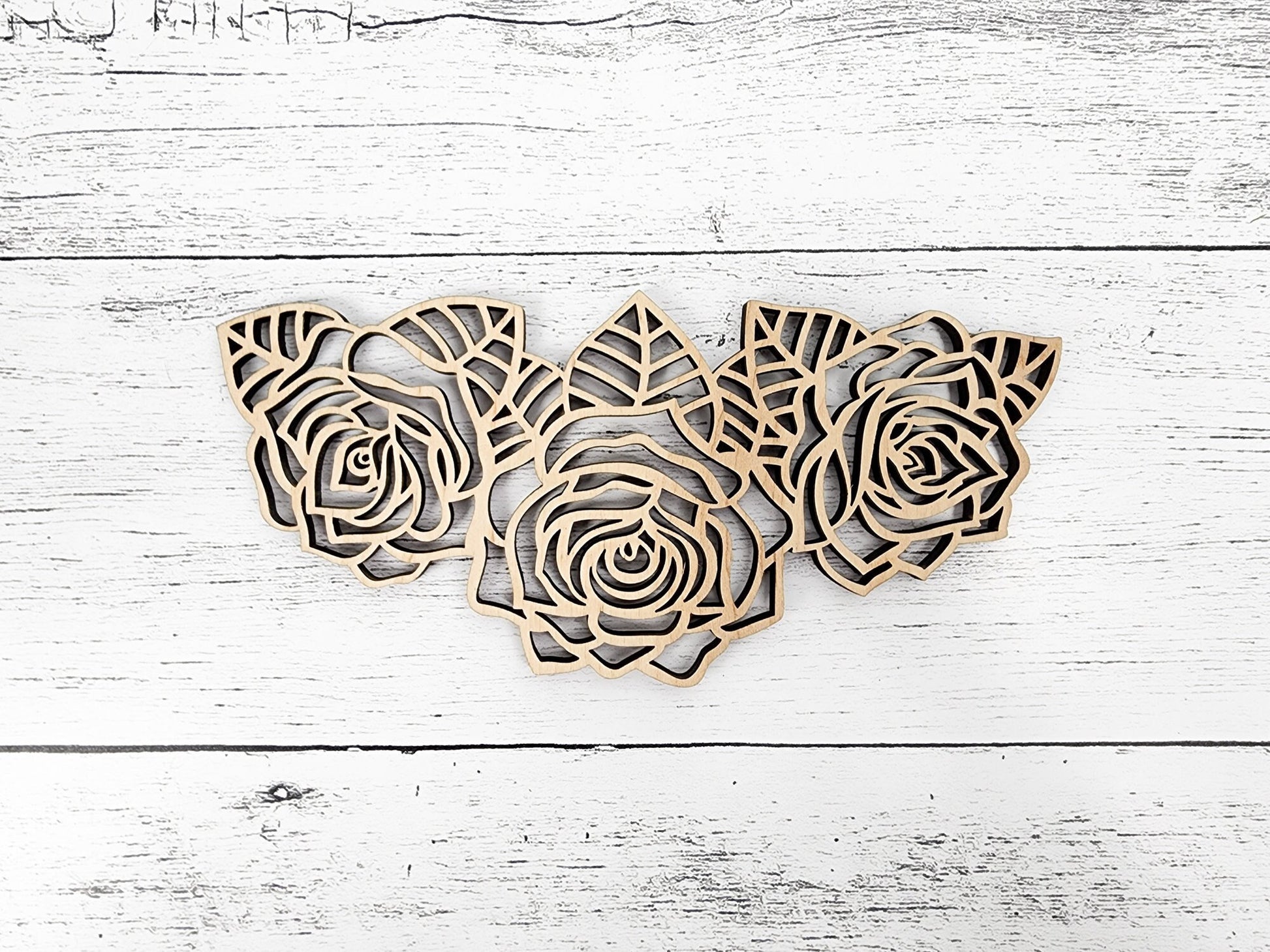 Wood Craft Shapes, 5 Pcs Wooden Flower Shapes, Wooden Shapes Blanks, Wooden  Flower Cutout, Wooden Embellishments, Wooden Cut Out 