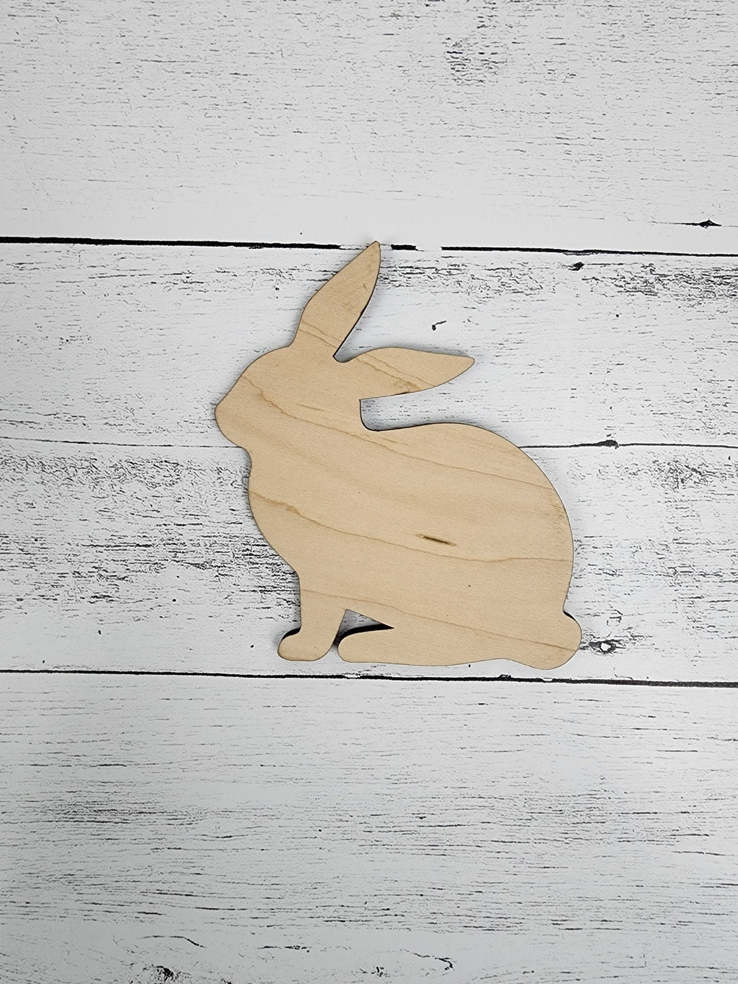 Bunny, Easter Wood Shape, Wooden Rabbit Blank, Unfinished Cut out, Shapes for Crafts DIY Wood Blank, Spring Sign Making, Easter Sign making