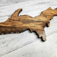 Upper Michigan Wood Sign / Upper Peninsula of Michigan / Upper Michigan Wood Cutout. Upper Peninsula State Shape.  32x16 or 24x12. Yooper UP
