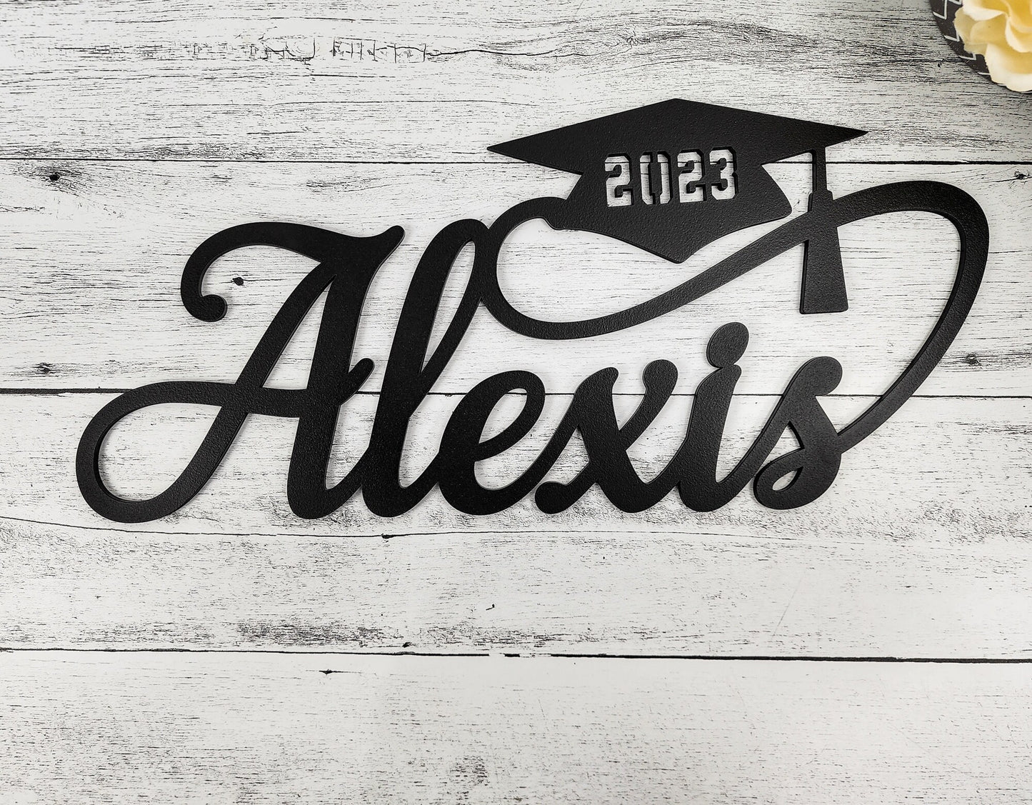 Custom Graduation Decor Name Sign, Custom Grad Sign, Class of 2023, Graduation Party Centerpiece, Senior Year Photo Prop for senior photos