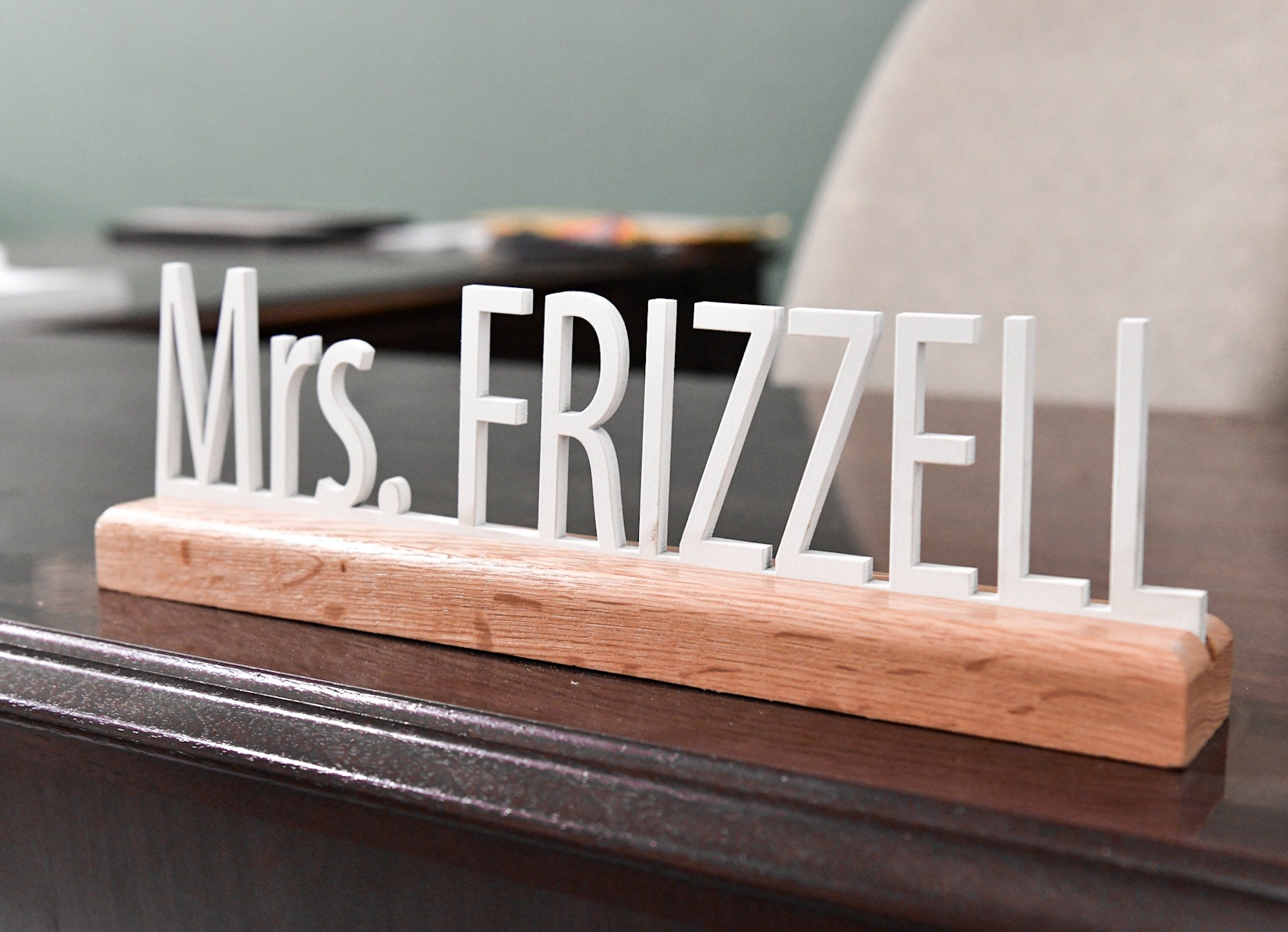 Outlet Teacher Name Plate