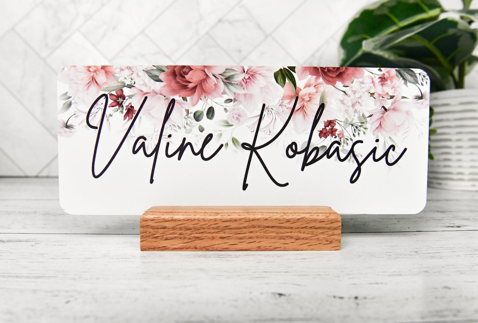 Desk Name Sign Plaque for Teacher, Principal, Executive, Custom Company Gifts, Personalized Name Plate for classroom or office personal